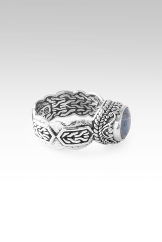 U Say I Am More Ring™ in Australian Opal Mosaic & Quartz
