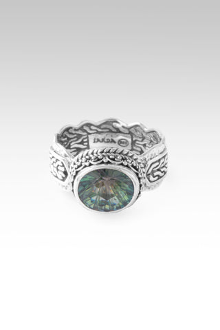 U Say I Am More Ring™ in Chrome Chameleon™ Mystic Quartz 5