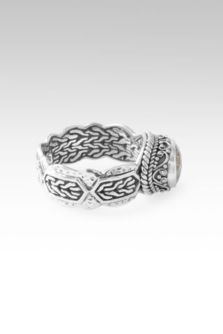 U Say I Am More Ring™ in Chrome Chameleon™ Mystic Quartz 5