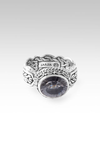 U Say I Am More Ring™ in Heather Grey™ Mystic Quartz 5