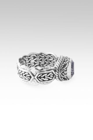 U Say I Am More Ring™ in Heather Grey™ Mystic Quartz 5