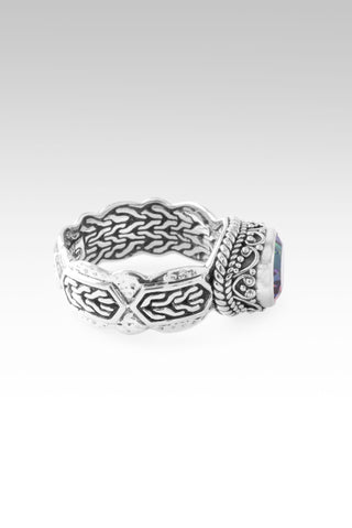 U Say I Am More Ring™ in Odyssey Rose™ Mystic Quartz 5