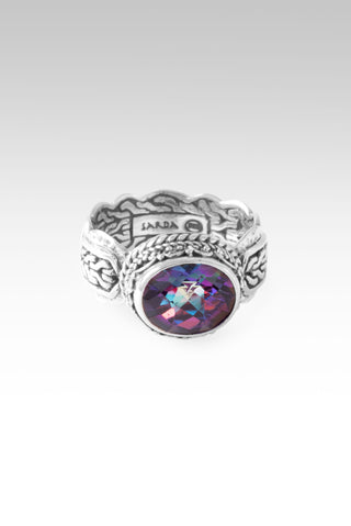 U Say I Am More Ring™ in Xanadu™ Mystic Quartz 5