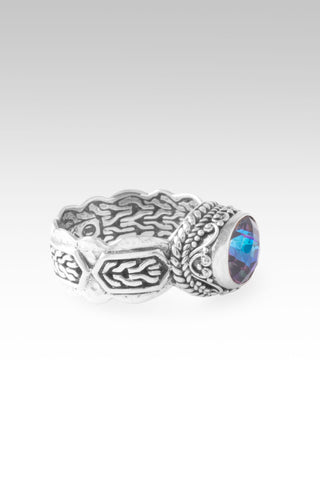 U Say I Am More Ring™ in Xanadu™ Mystic Quartz 5