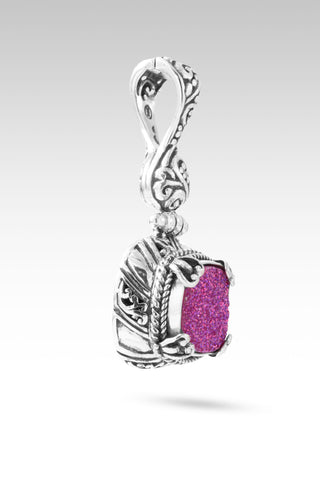 Ultimate Defender Pendant™ in Pink Cashmere™ Drusy