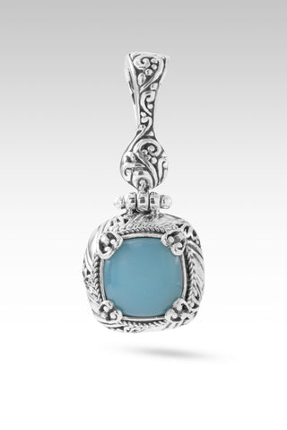 Ultimate Defender Pendant™ in Paraiba Chalcedony