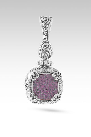 Ultimate Defender Pendant™ in Potentially Purple™ Drusy