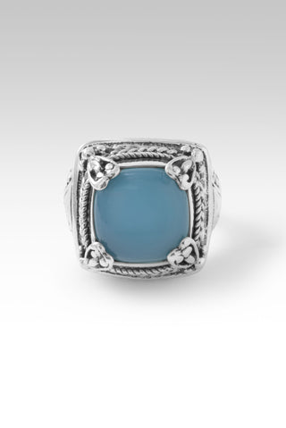 Ultimate Protector Ring™ in Paraiba Chalcedony 5
