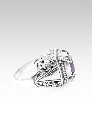 Ultimate Protector Ring™ in Plum Lab Created Sapphire 5