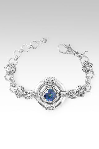 I Know U Can Bracelet™ in Poet Blue™ Mystic Quartz 6.75 - 7.5