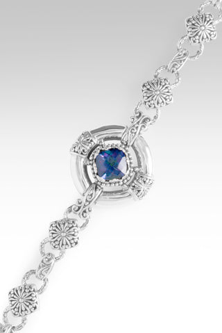 I Know U Can Bracelet™ in Poet Blue™ Mystic Quartz 6.75 - 7.5