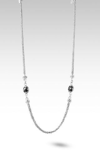 Surrender All Necklace™ in Black Spinel 16 + 4