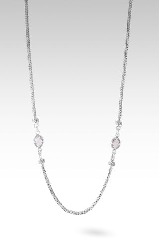 Surrender All Necklace™ in White Topaz 16 + 4