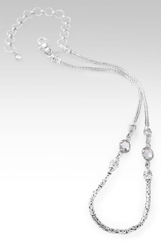 Surrender All Necklace™ in White Topaz 16 + 4