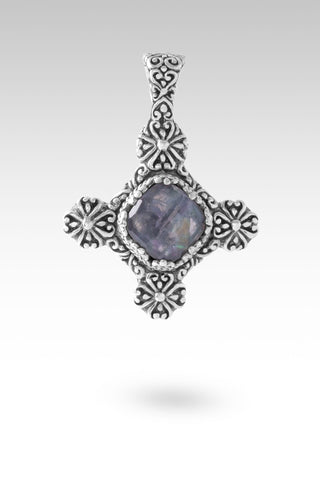 Praying for A Miracle Pendant™ Tanzanite Mother of Pearl Quartz
