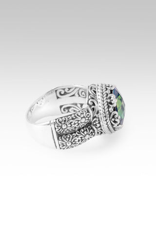 I Have Seen Ring™ in Poet Blue™ Mystic Quartz 5