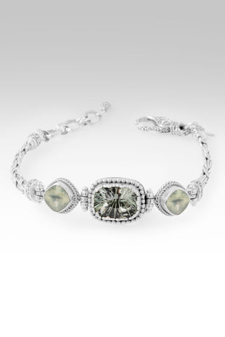 I Am a Miracle Bracelet™ in Prasiolite & Prehnite