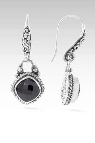 I Am Free Earrings™ in Black Spinel