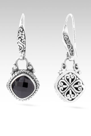 I Am Free Earrings™ in Black Spinel