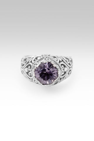 I Am Not My Mistakes Ring™ in Rose De France Amethyst 5