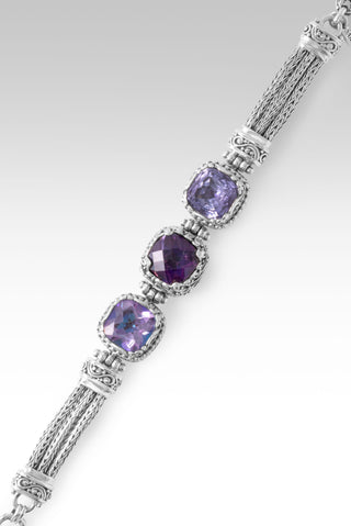 Prodigal Come Home Bracelet™ in Majestic Purple™ Mystic Quartz, Pinnacle Star™ Mystic Quartz & Chatty™ Mystic Quartz 6.5 - 7.25