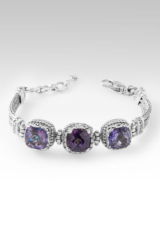 Prodigal Come Home Bracelet™ in Majestic Purple™ Mystic Quartz, Pinnacle Star™ Mystic Quartz & Chatty™ Mystic Quartz 6.5 - 7.25