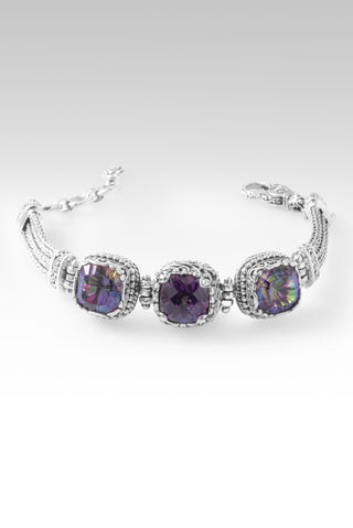 Prodigal Come Home Bracelet™ in Posey Violets™ Mystic Quartz & Mocking Jay™ Mystic Quartz 6.5 - 7.25