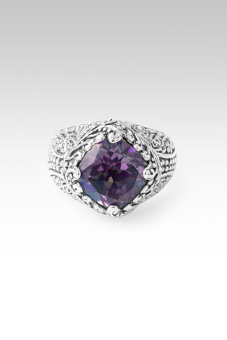 Removing All Obstacles Ring™ in Posey Violets™ Mystic Quartz 5