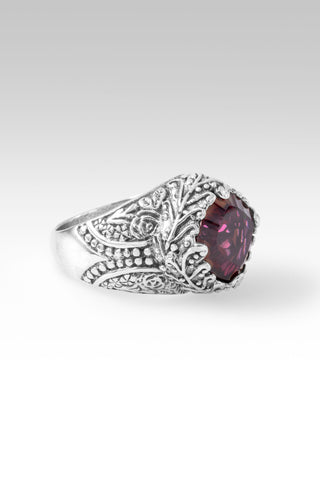 Removing All Obstacles Ring™ in Seductive Red™ Mystic Quartz 5