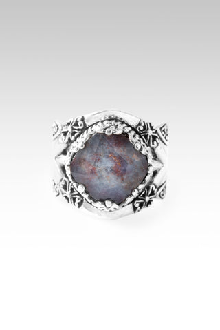 Praying for Power Revealed Ring™ in Ruby Kyanite Quartz 5