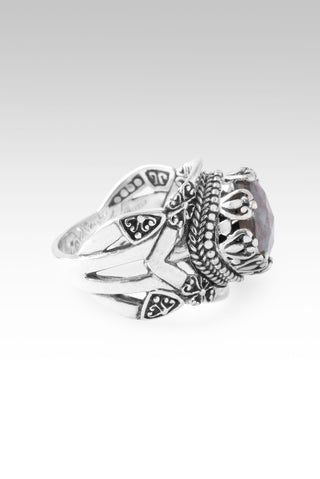 Praying for Power Revealed Ring™ in Ruby Kyanite Quartz 5