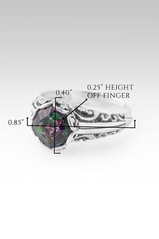 No More Worries Ring™ in Chrome Chameleon™ Mystic Quartz 5