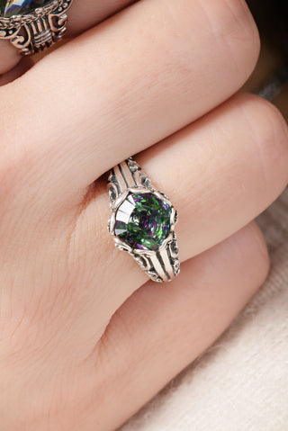 No More Worries Ring™ in Chrome Chameleon™ Mystic Quartz