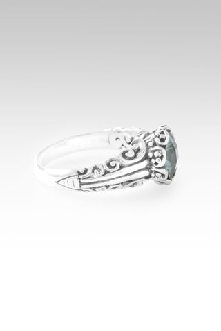 No More Worries Ring™ in Paraiba Lab Created Spinel 5
