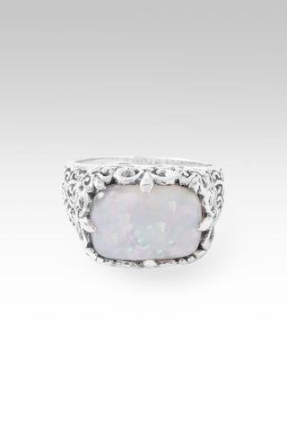 No More Runnin' Away Ring™ in White Mother of Pearl & Quartz 5