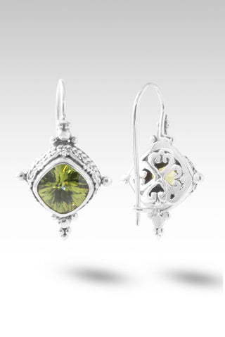 No More Shame Earrings™ in Green Apple Glass