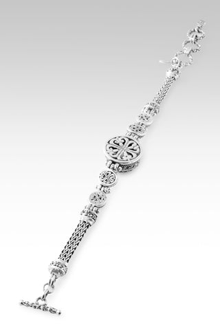 Rich in Jesus Bracelet™ in Amethyst, Tanzanite & Swiss Blue Topaz 6.5 - 7.25