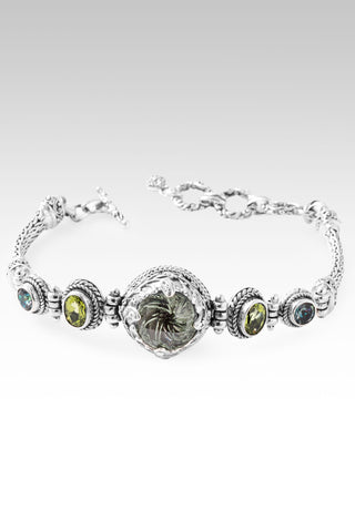 Rich in Jesus Bracelet™ in Prasiolite, Peridot & Bali Crush™ Mystic Topaz 6.5 - 7.25