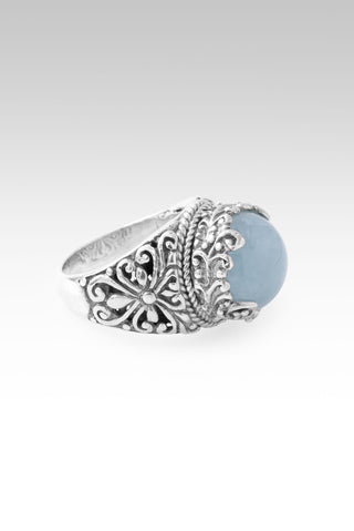 Not Alone, Never Ring™ in Aquamarine 5