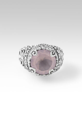 Not Alone, Never Ring™ in Cloud Pink Rose Quartz