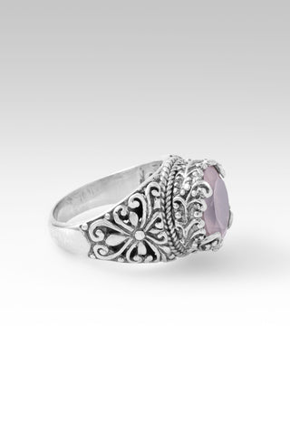 Not Alone, Never Ring™ in Cloud Pink Rose Quartz 5