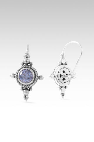 Leads to Life Earrings™ in Celestial Blue™ Mystic Moissanite