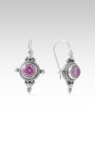 Leads to Life Earrings™ in Perfect Pink™ Mystic Moissanite
