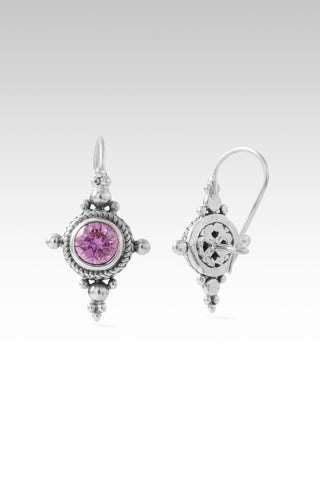 Leads to Life Earrings™ in Perfect Pink™ Mystic Moissanite