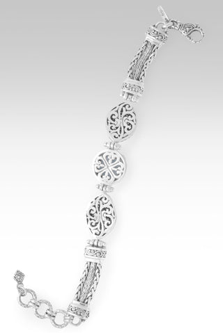 He Walks With Me Bracelet™ in Aquamarine 6.5 - 7.25