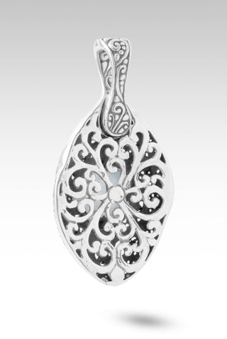 He Walks With Me Pendant™ in Aquamarine