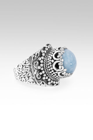 He Walks With Me Ring™ in Aquamarine 5