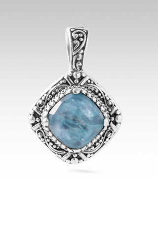 He's Preparing A Place Pendant™ in Neon Apatite Mother of Pearl Quartz