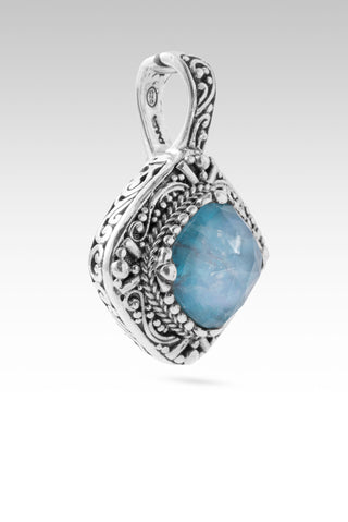 He's Preparing A Place Pendant™ in Neon Apatite Mother of Pearl Quartz