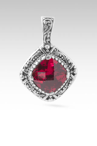 He's Preparing A Place Pendant™ in Lab Created Ruby